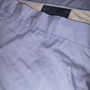 Polo Ralph Lauren Men's Blue‎ White Chino Shorts Size 42B Big 10"